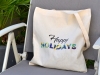 Sac Tote Bag "Happy Holidays"
