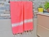 Fouta Plate Rose Fluo